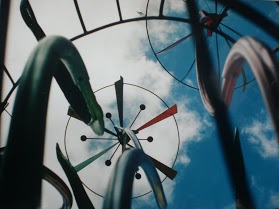 Windspiel-Kunst-Kreisverkehr